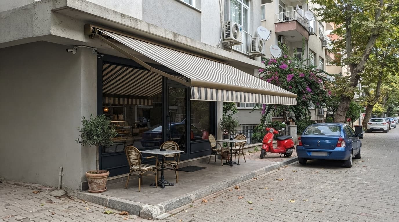 İzmir Mafsallı Tente uygulama görseli 3