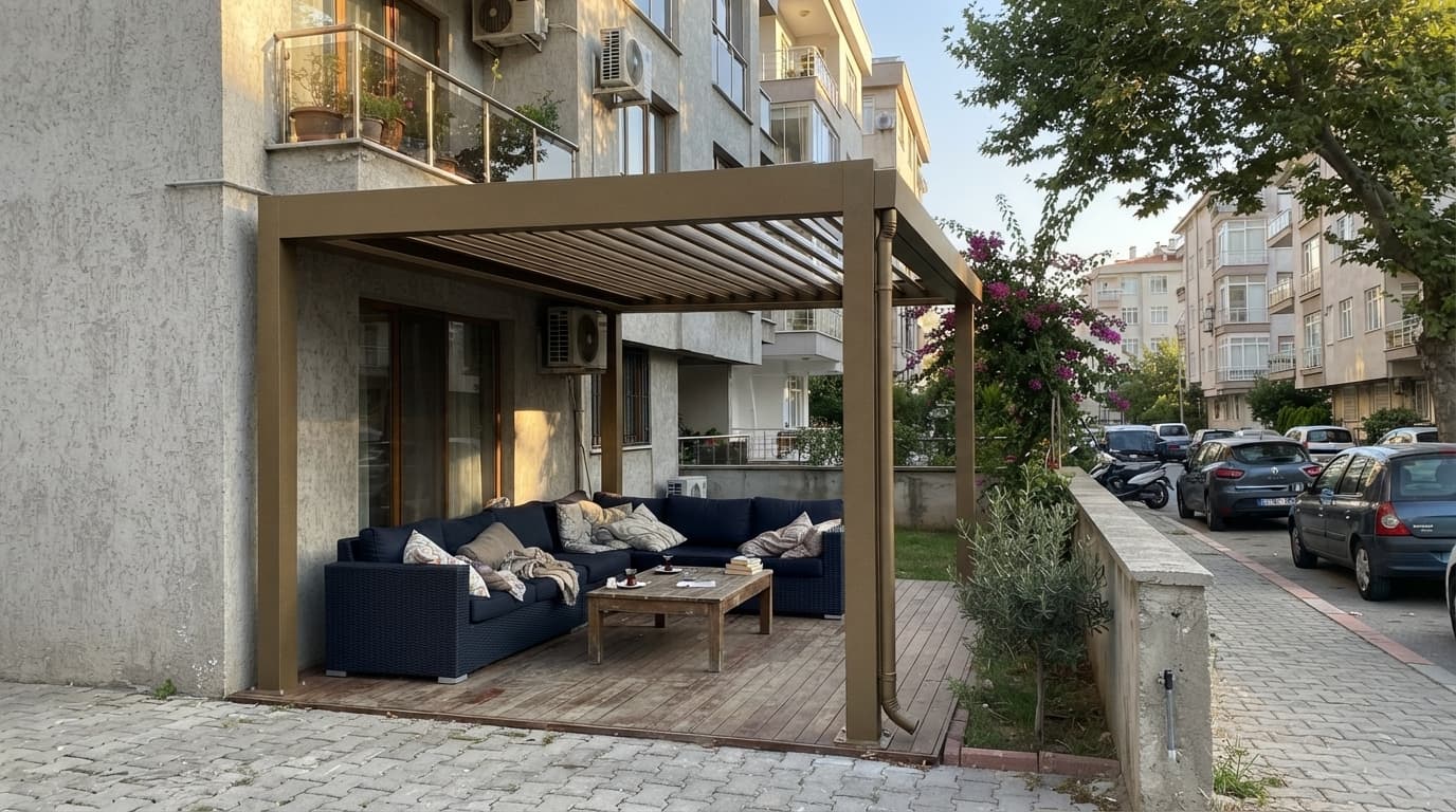 İzmir Rollingroof Pergola uygulama görseli 3