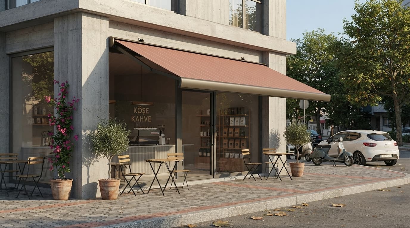 İzmir Kasetli Tente uygulaması